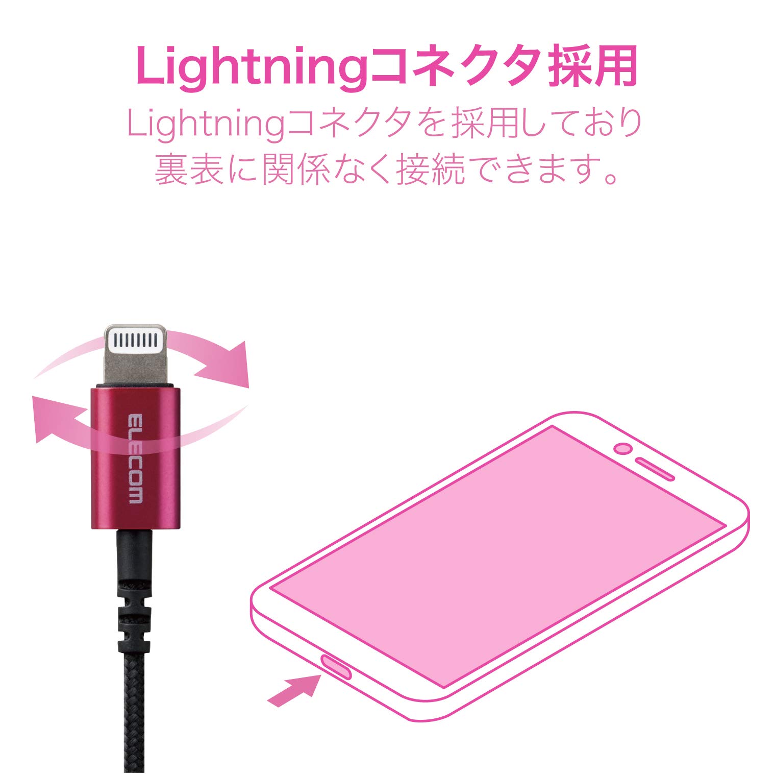Amazon.co.jp: エレコム ステレオイヤホン インナーイヤー型 Lightning